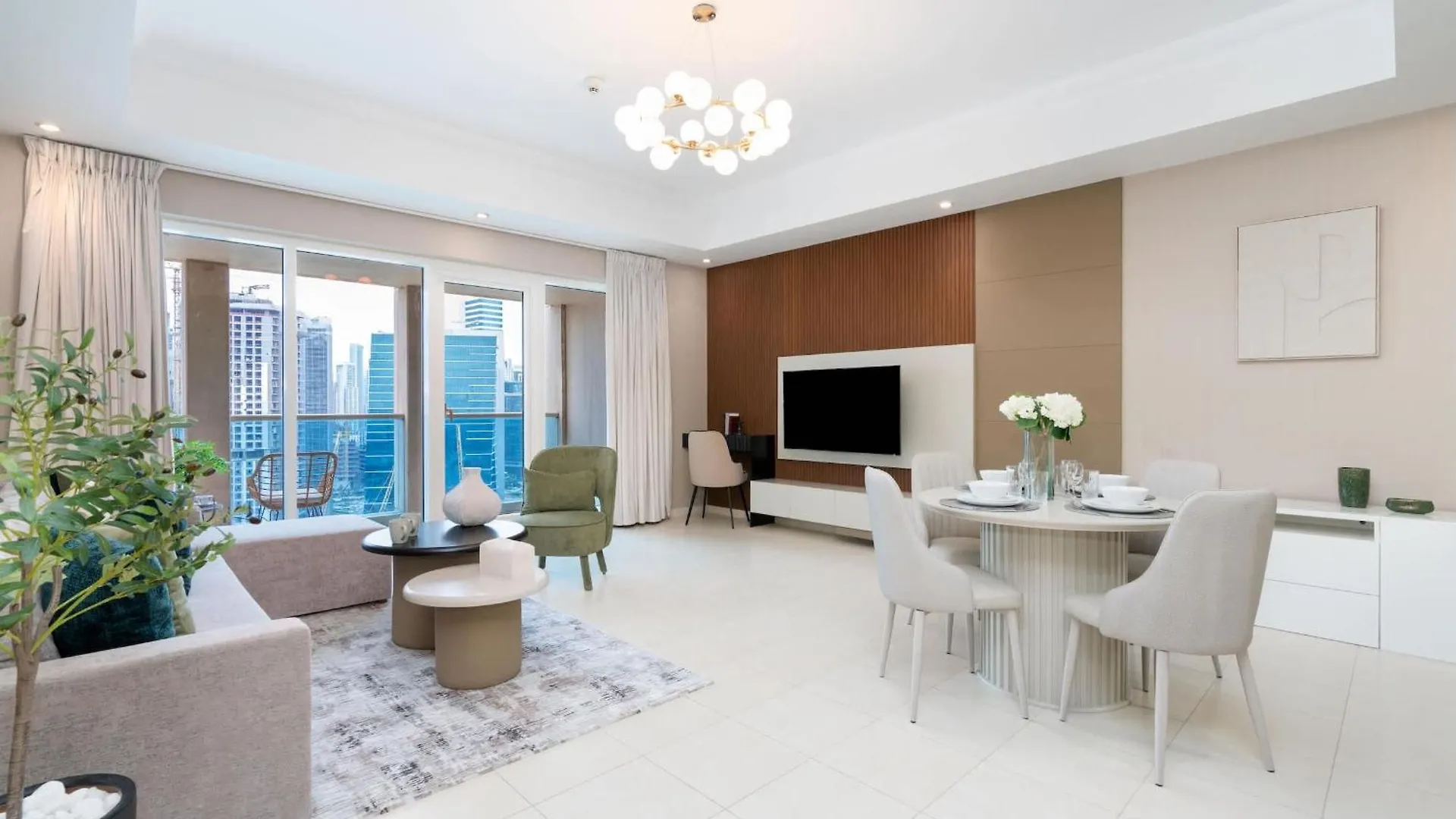 Bnbnova - 1Br - Panoramic Canal & Dubai Skyline View 0*,